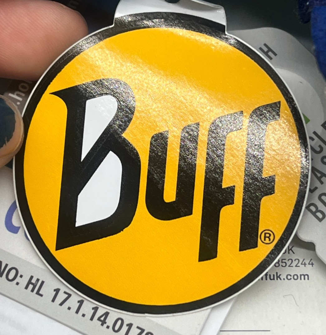 Buff Cool Net Multifunctional Headwear UPF 50 Adult Sized Wrap w/ “Buff” Sticker