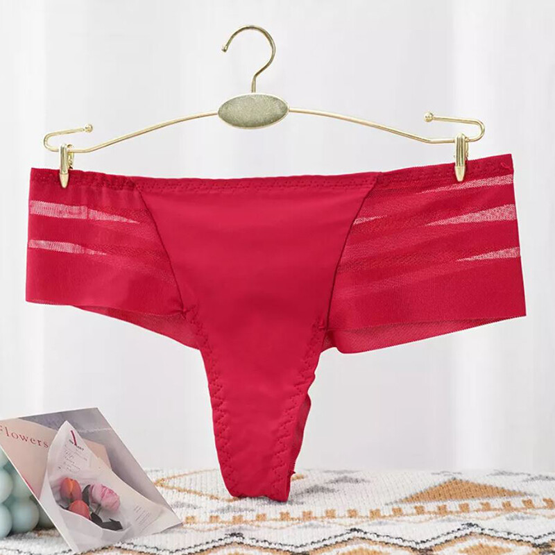 6 Pack Lot Womens Sexy Panties Thongs Bikinis Lingeries Ladies Sheer Underwear