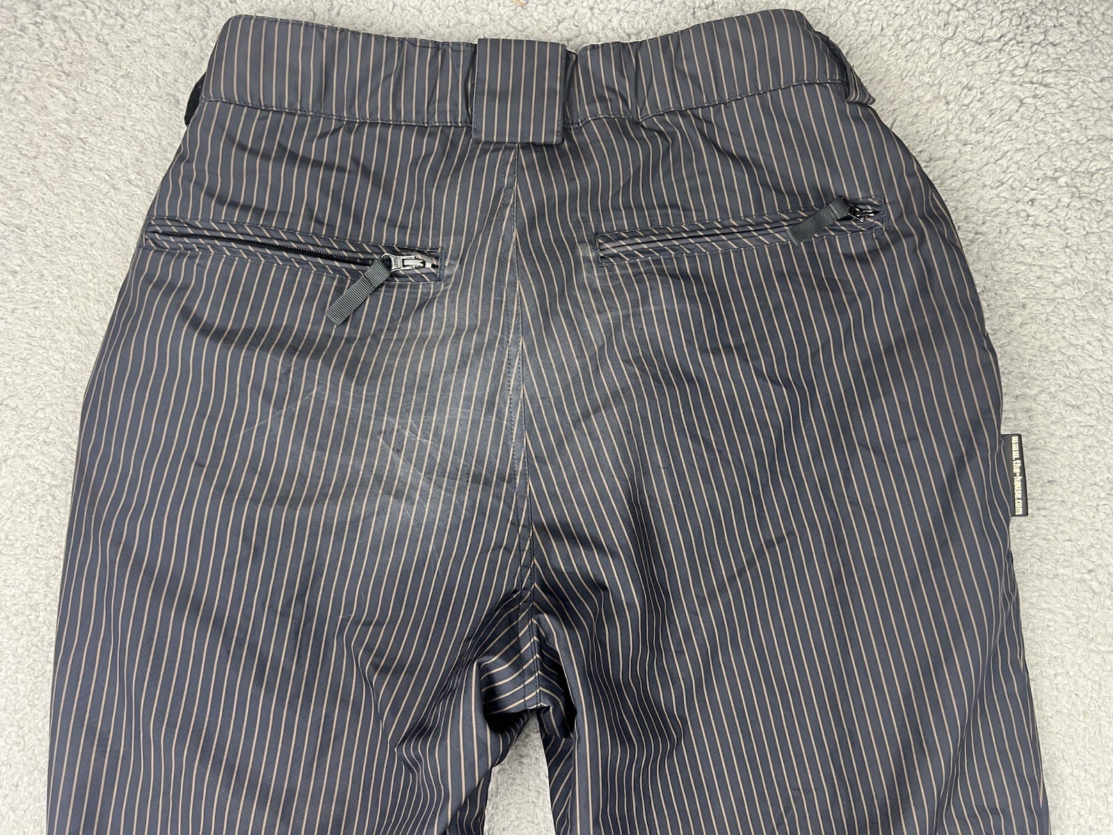 House Bomb Proof Technical Snow Pants Mens Medium Snowboard Outerwear Pinstripes