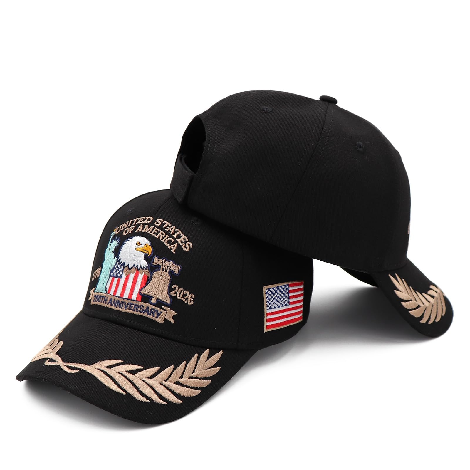 250 Anniversary USA Hat United States 250th Year American Anniversary Hat Pat…