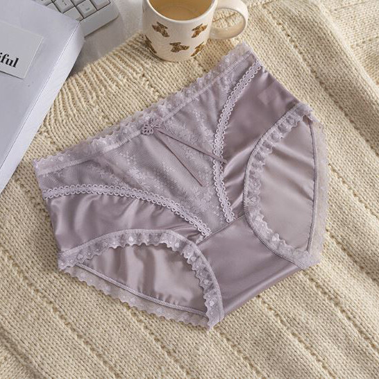 5 Pack Lot Sexy Ladies Womens Satin Panties Underwear Lingeries Lace Sheer Brief