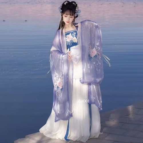 Hanfu Dress Women Ancient Chinese Traditional Hanfu Halloween Cosplay Costume