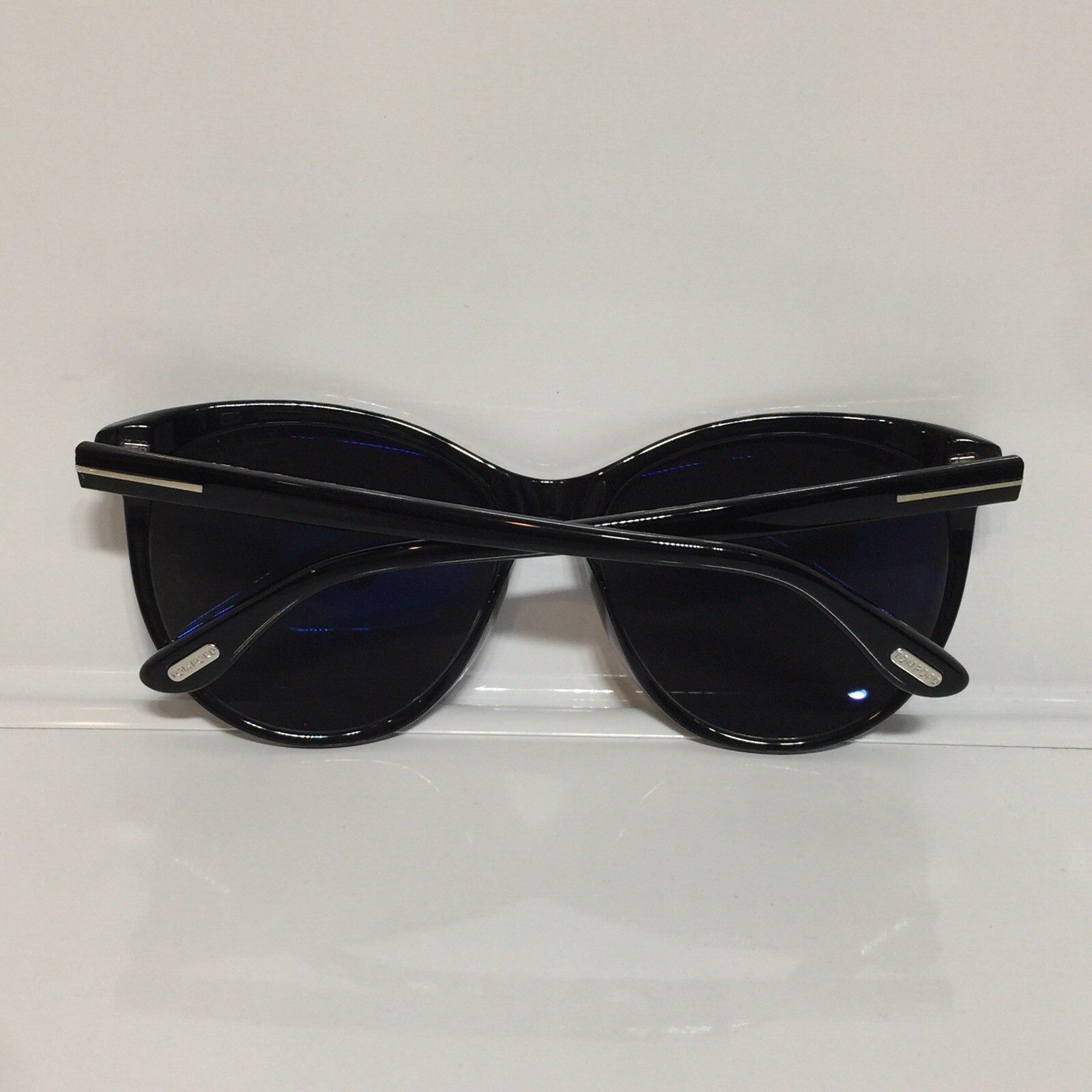 NIB Tom Ford Maxim TF787 01D Black Plastic Woman Polarized Sunglasses 59mm