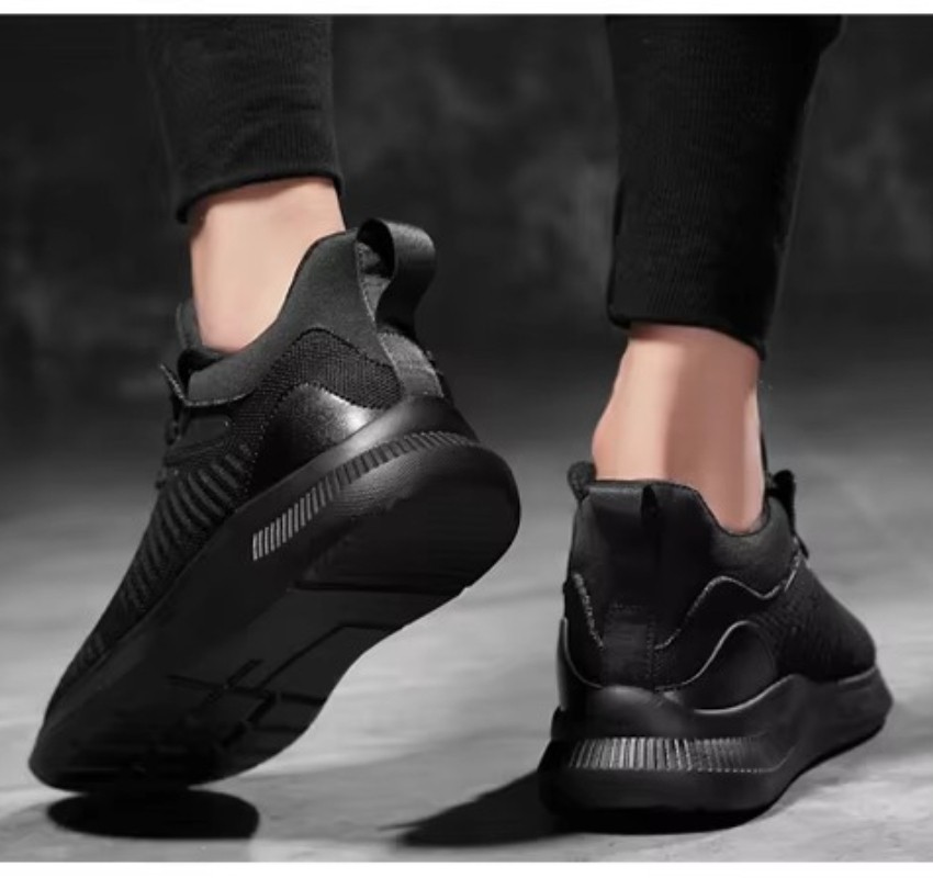 Men’s Height Increasing Walk Sneakers Air Mesh Athletic Low-top Breathable Shoes