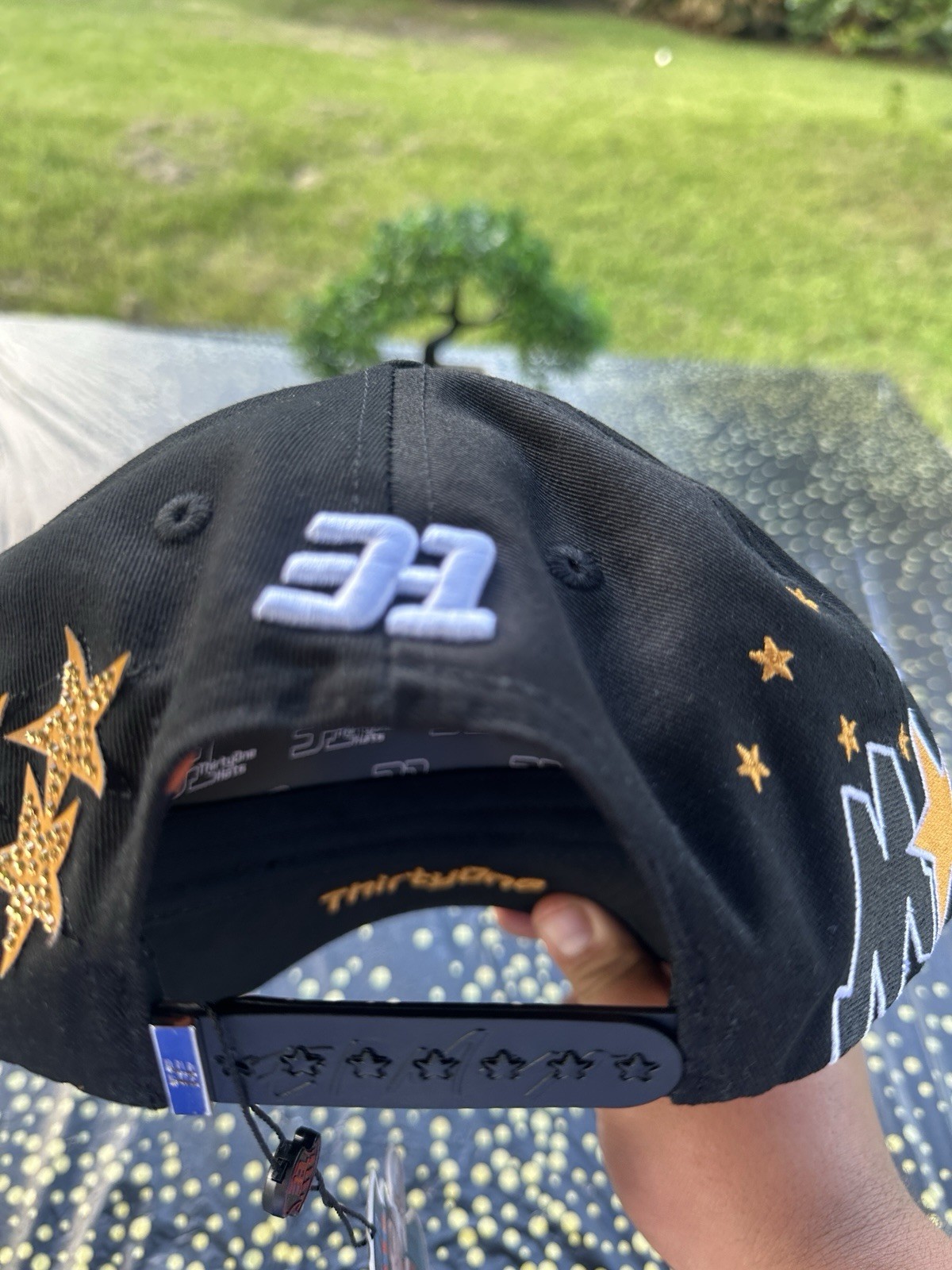 ThirtyOne EL MAGO “LA”ORANGE Black Snapback Hat Adjustable One Size Men
