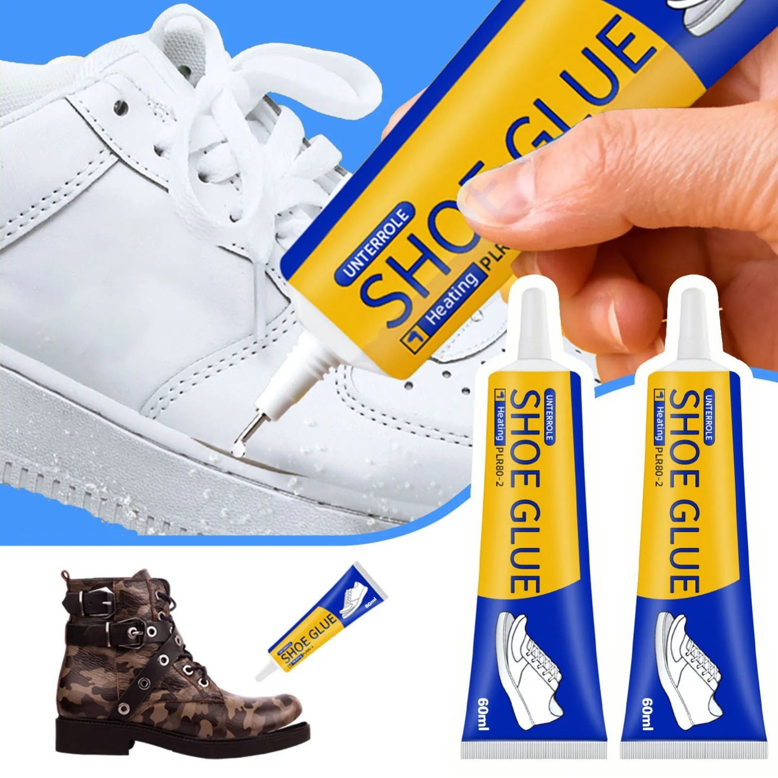 Shoe-Fix Glue: Professional Grade Shoe Repair Glue For Shoes, Sandals and more
