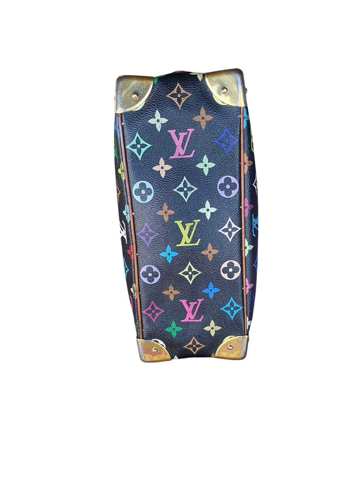 🍒ICONIC BAG LOUIS VUITTON TROUVILLE TAKASHI MURAKAMI MULTICOLOR BLACK AUTH 🍓