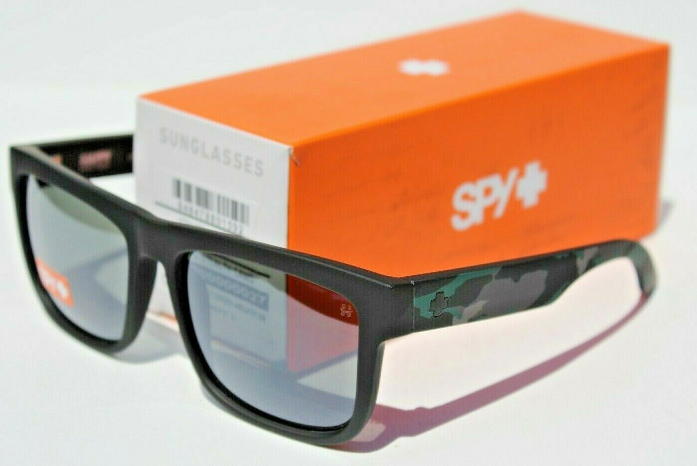 SPY OPTICS Discord Sunglasses Stealth Camo/Happy Black Spectra Mirror NEW