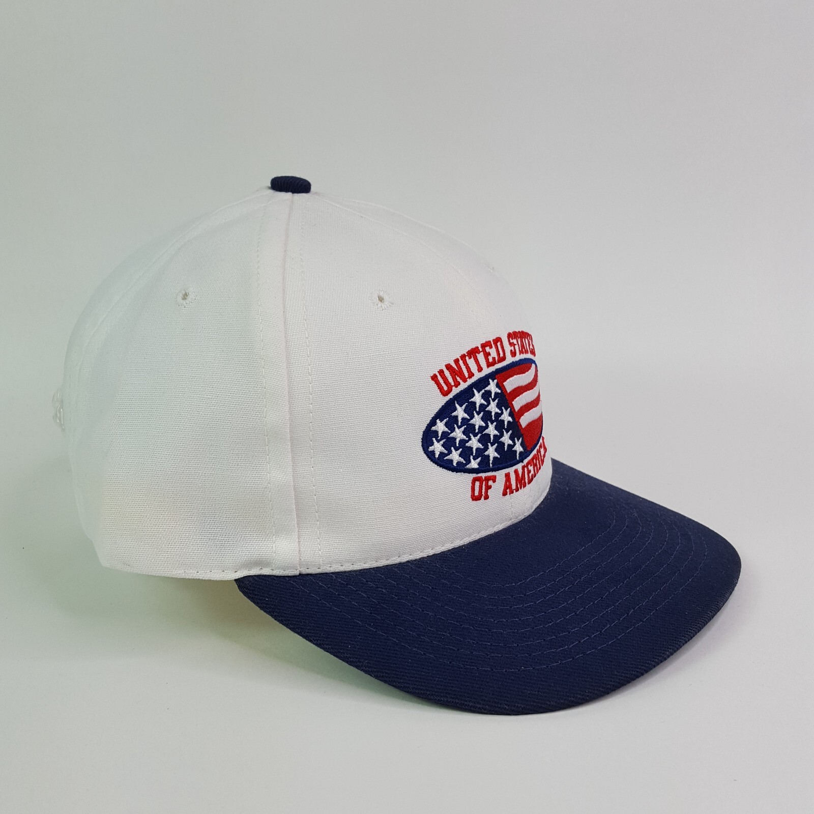 Vintage United States Of American USA Made Snapback Hat Baseball Cap Patriotic