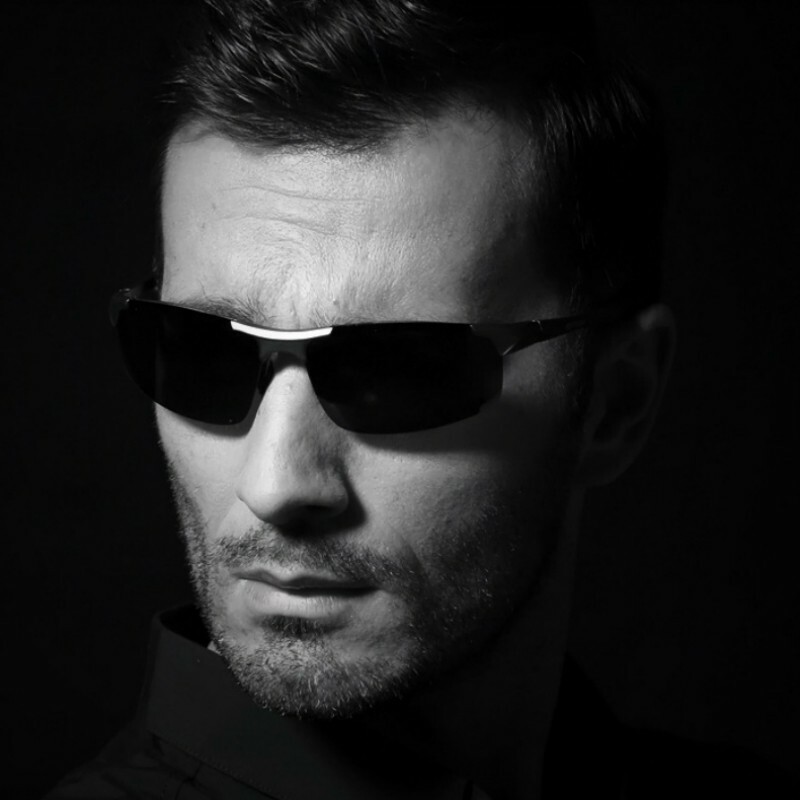 Aluminum HD Polarized Photochromic Sunglasses Men Driving Sport Outdoor Glasses