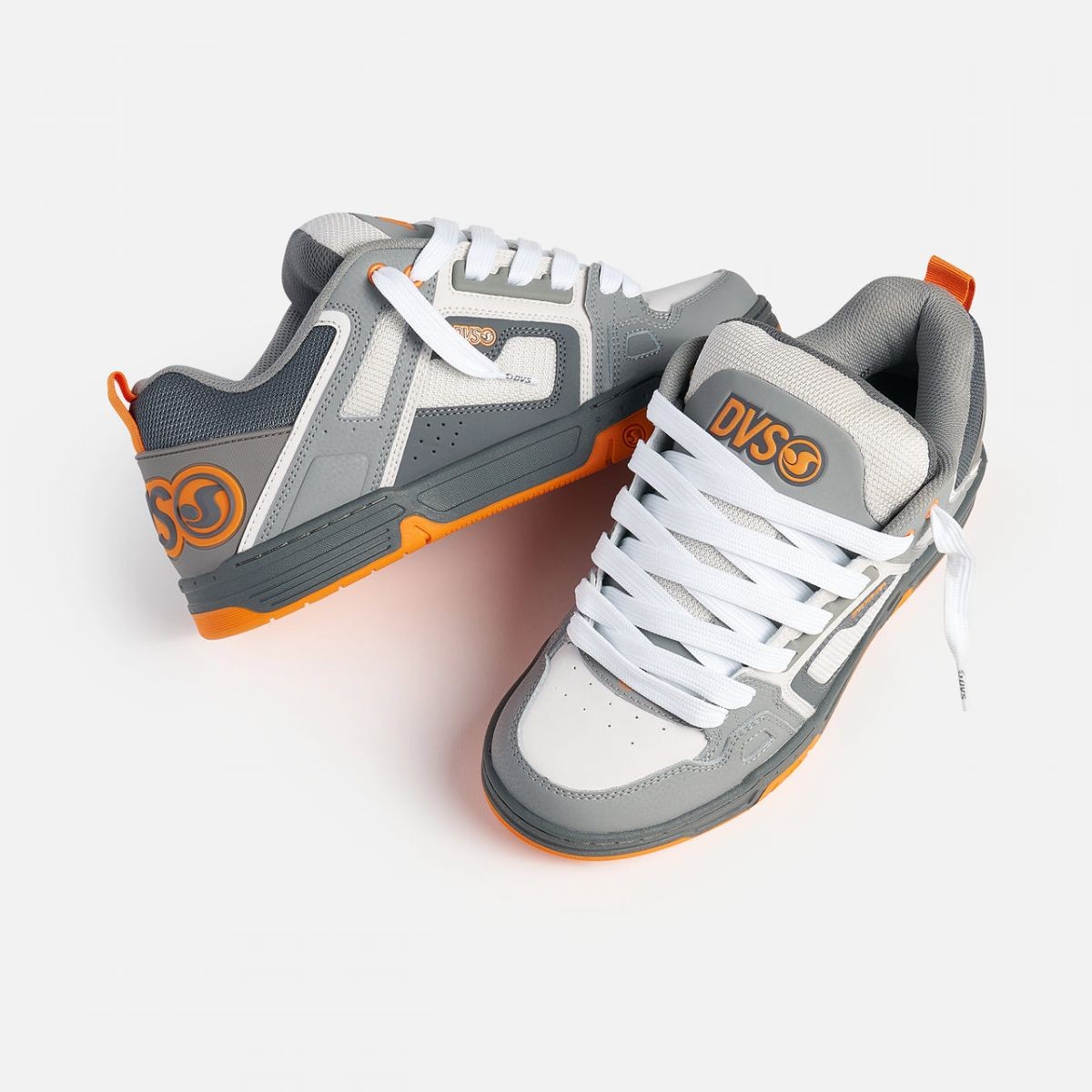 DVS Men’s Comanche Skate Shoe Charcoal/Grey/Orange – DV01318017, Charcoal/Grey/O