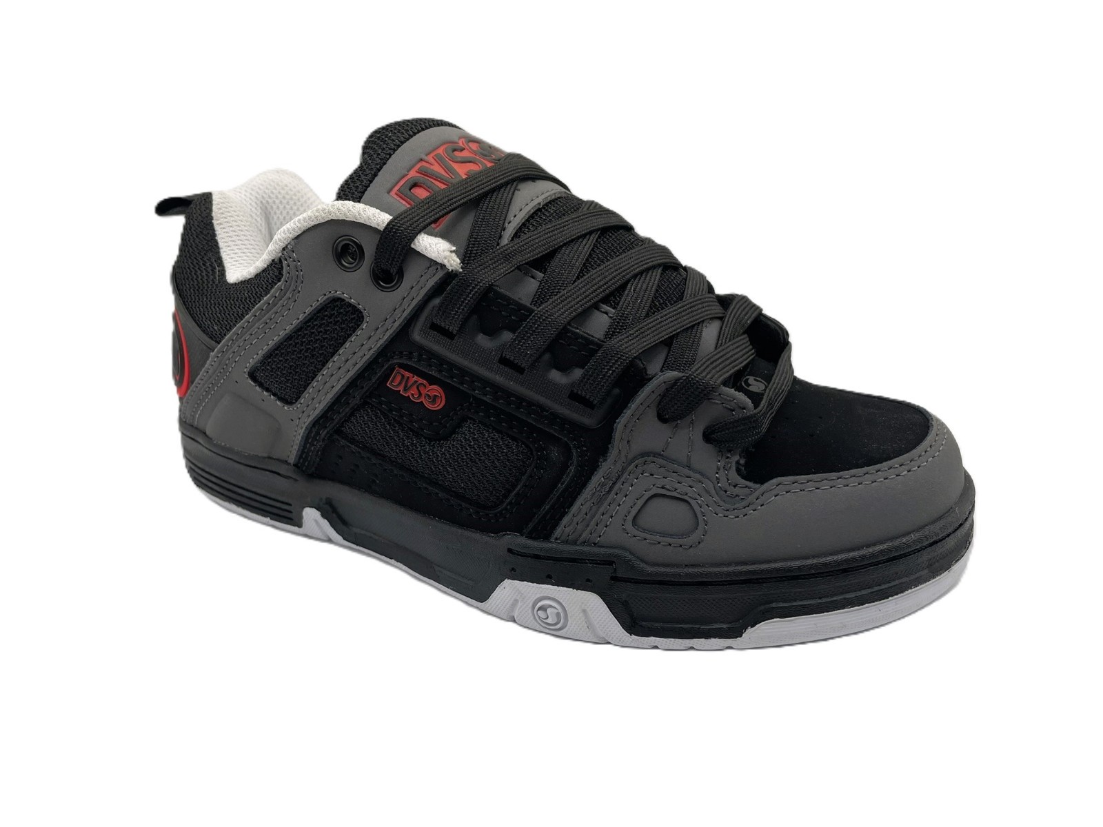 DVS – Comanche Shoes – Black Charcoal Red
