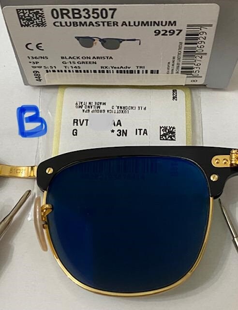 Ray Ban Replacement Lens Screws for Clubmaster RB3016 3507 Clubmaster Aluminum