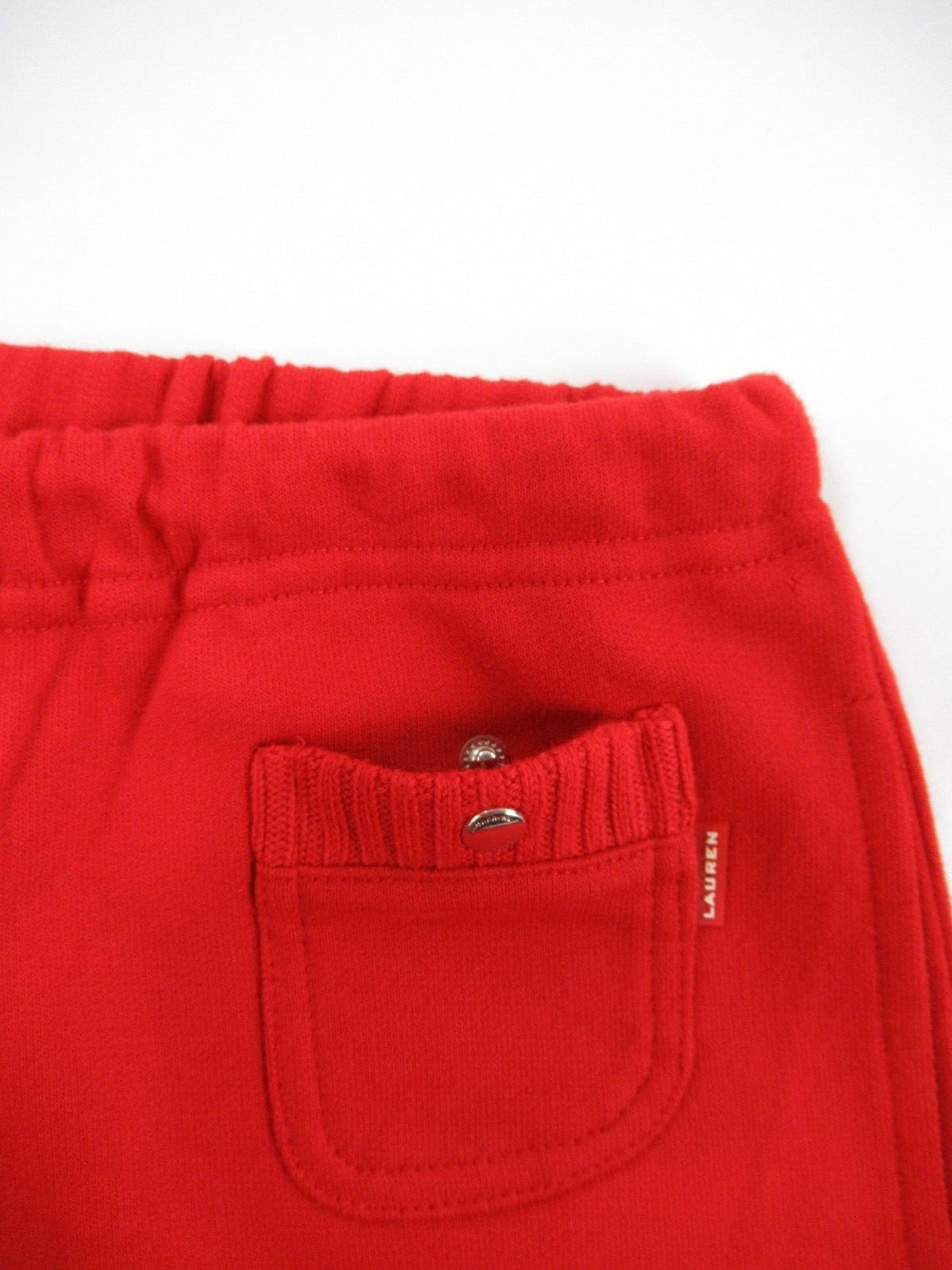 NWT Lauren Jeans Co. Ralph Lauren Women’s Capri Sweat Red Pants Pet Size P #G200