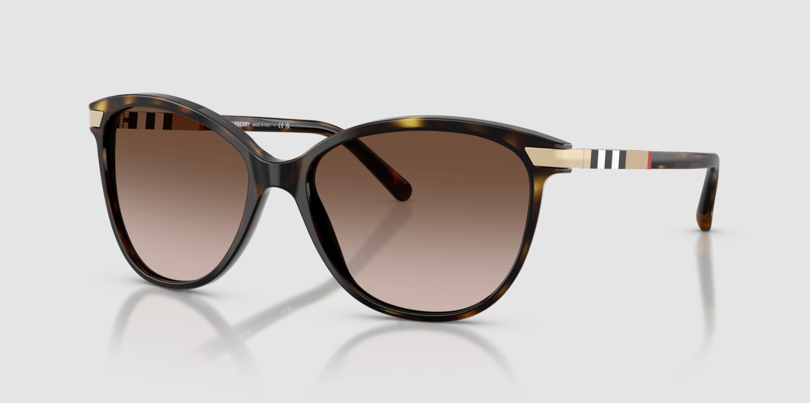 BURBERRY BE4216 300213 Dark Havana Brown Gradient 57 mm Women’s Sunglasses