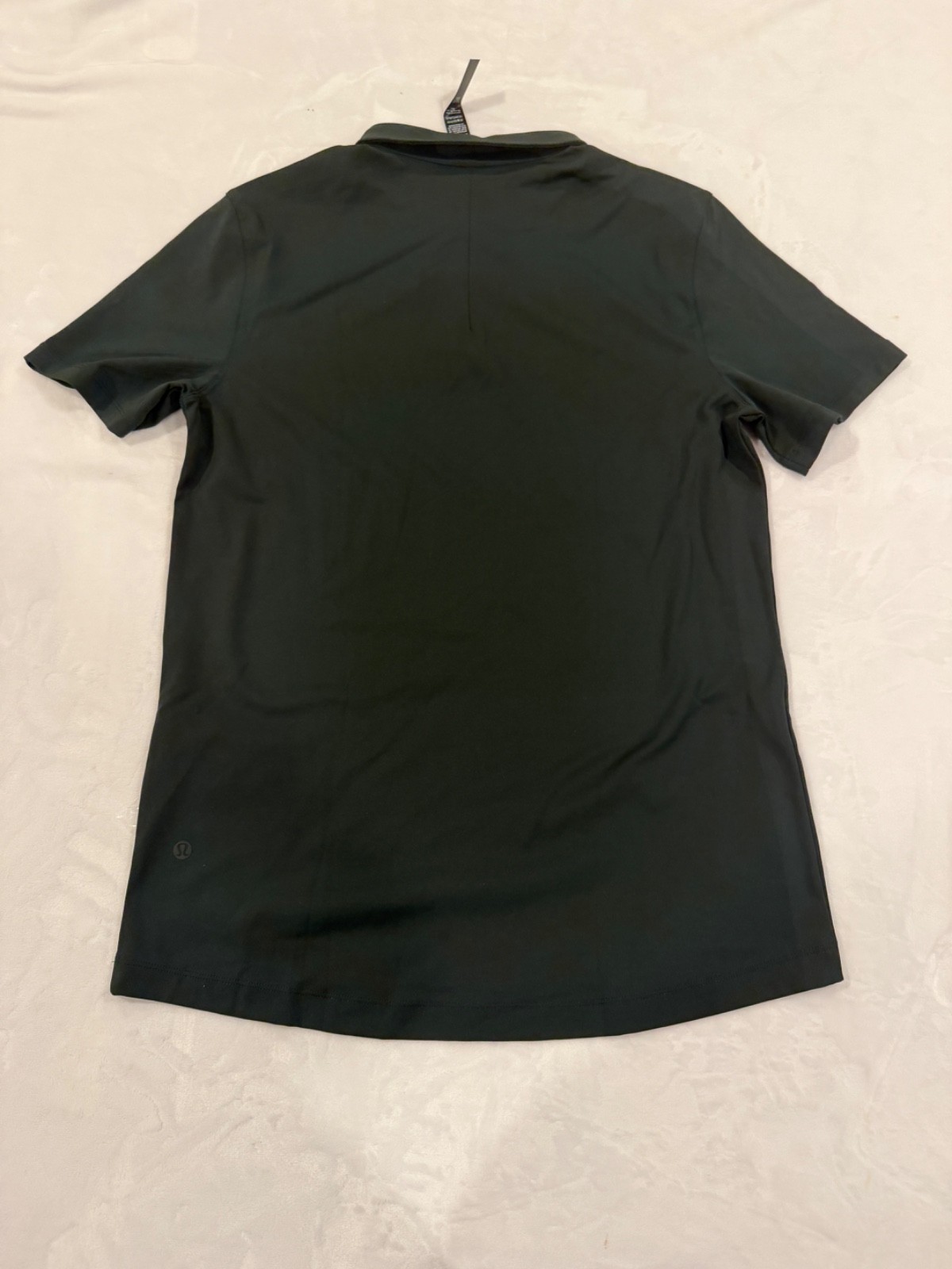 Lululemon Mens ShowZero SlimFit Polo Shirt Sz Small Rain Forest Green RNFG