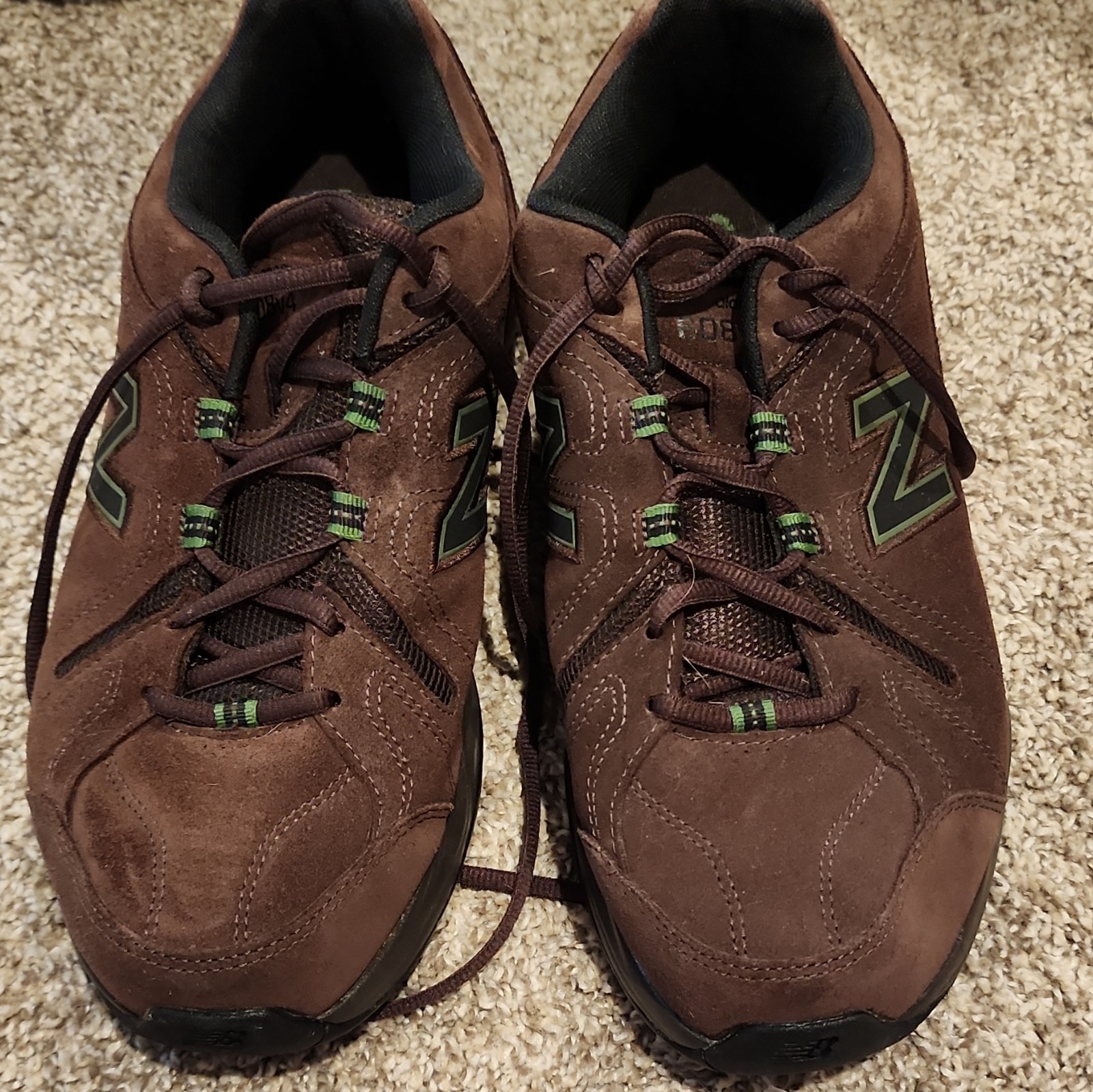 New Balance 608v4 Men’s Brown Lace-Up Low Top Sneakers 2E MX608V4O