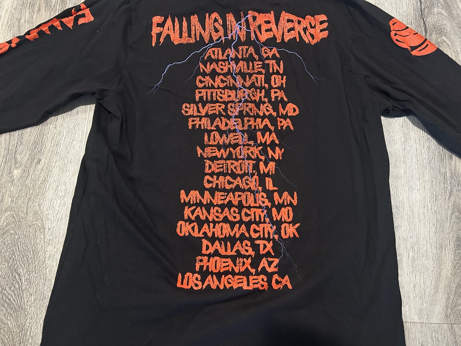 Falling In Reverse Live From the Unknown Long Sleeve Medium