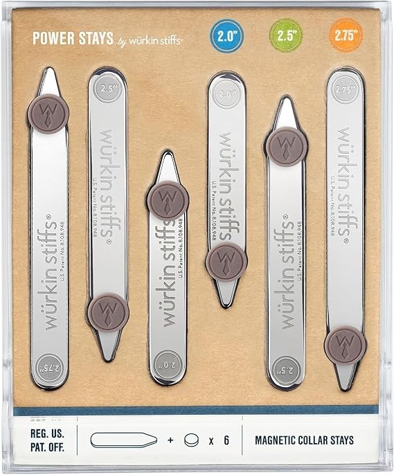 Würkin Stiffs Power Stays Magnetic Collar Stays|Power Stays with Storage Case