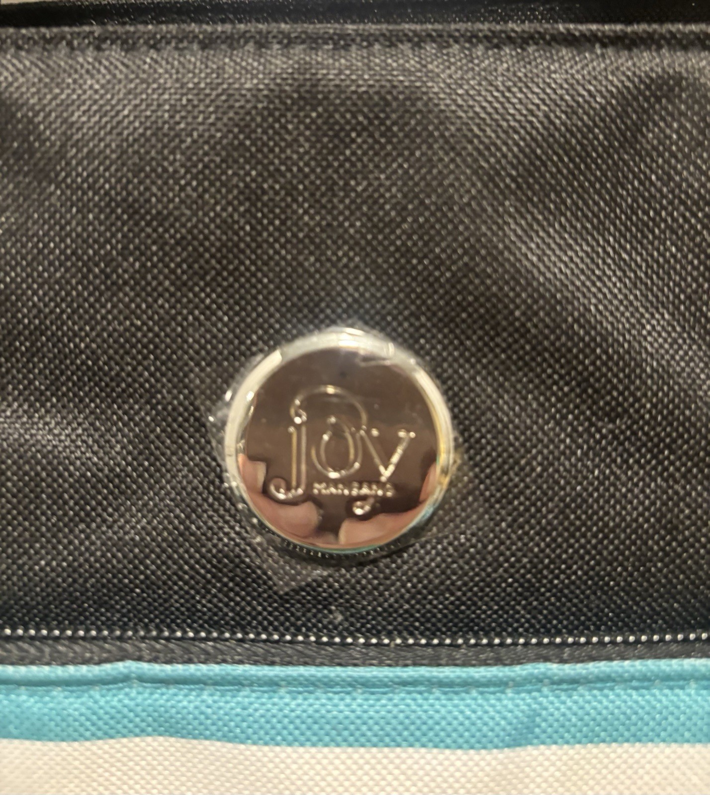 Joy Mangano Lightweight Double Decker Insulated Tote Beach Bag