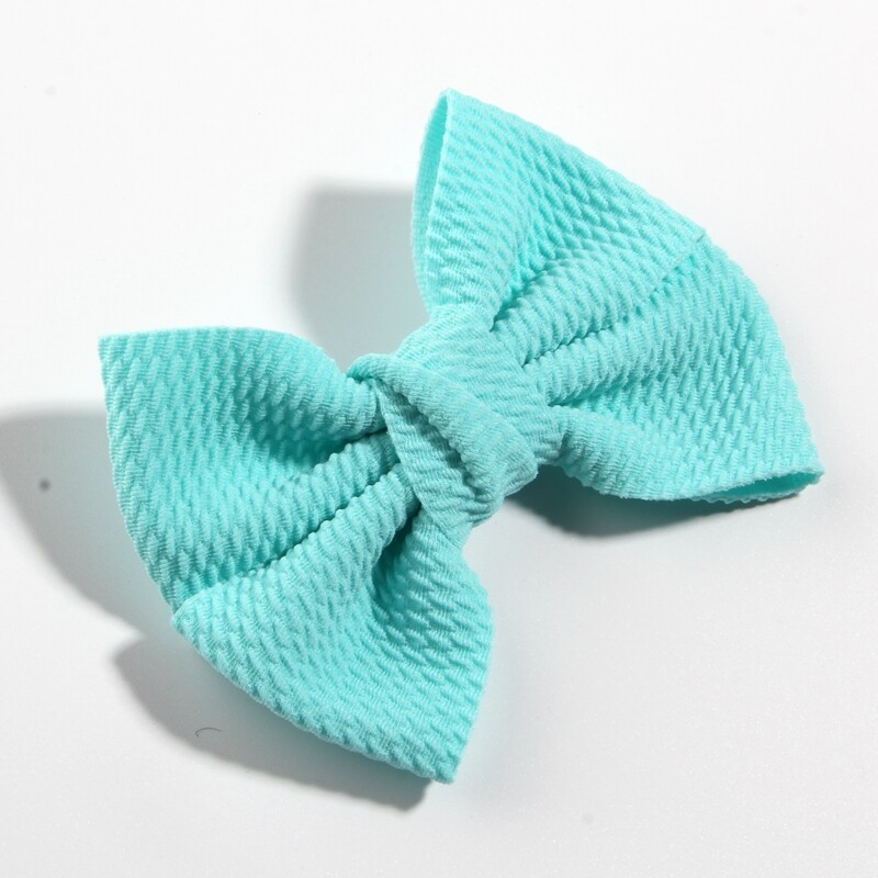 50PCS 11CM 4.3″ Big Seersucker Waffle Hair Bows For Hair Accessories Boutique
