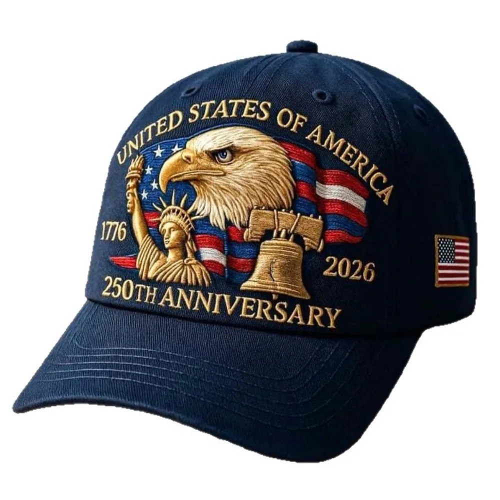 Baseball Cap United States 250th Anniversary Hat Suitable for Multiple Events