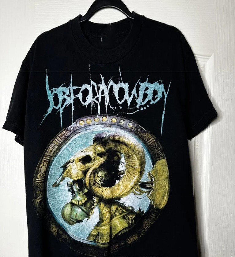 Job for A Cowboy Aztec Band For Fan Music Black T-shirt S to 5XL UR787