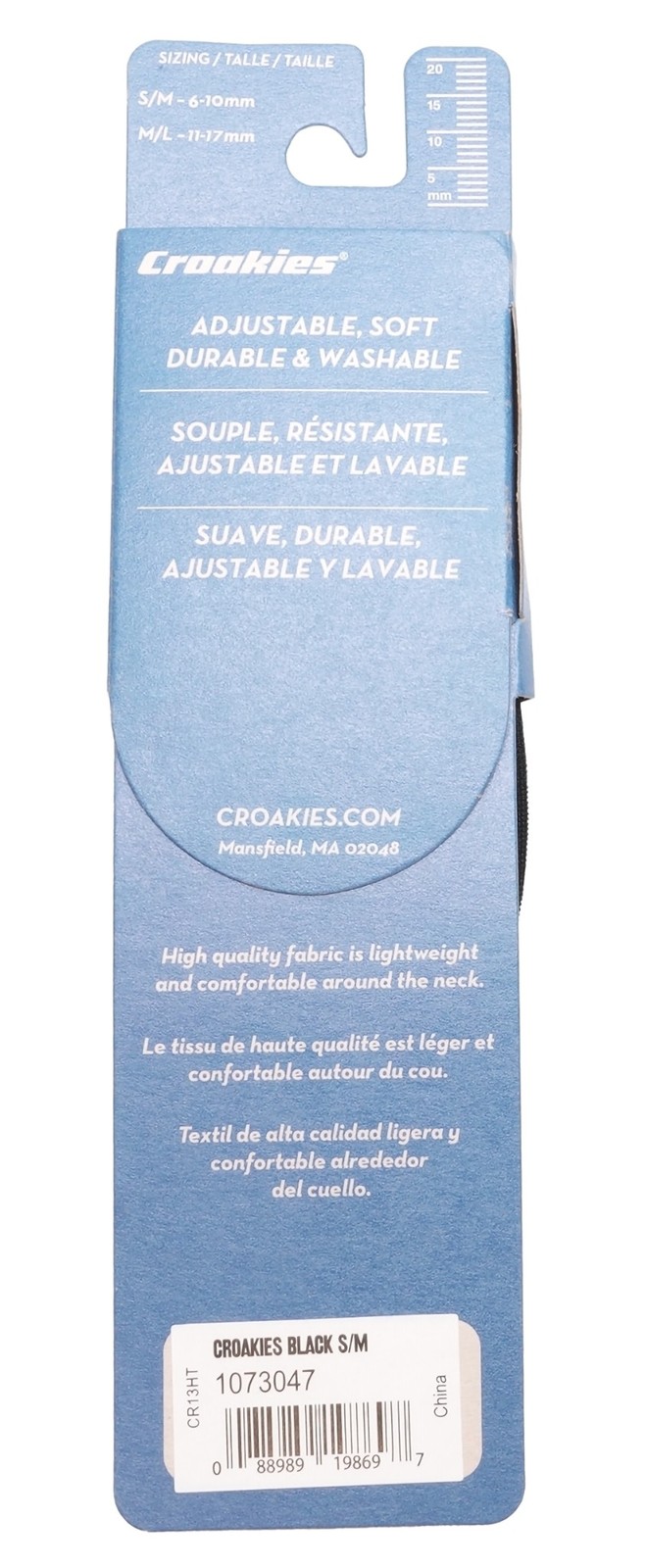 Croakies ORIGINAL Universal Woven Sunglasses/Eyeglass Retainer 16″ Inch in Black
