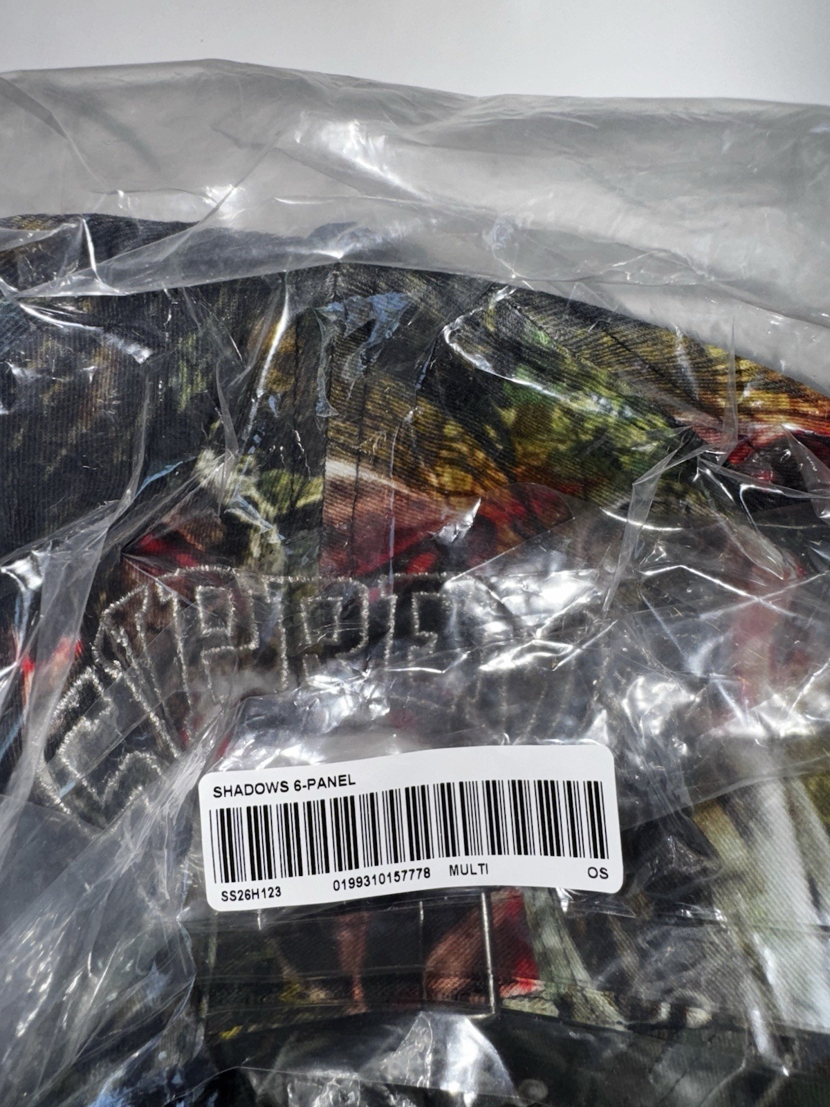 Supreme Shadows 6-panel Cap Art Dealer SS26 DEADSTOCK NEW IN HAND SHIPS ASAP!!!