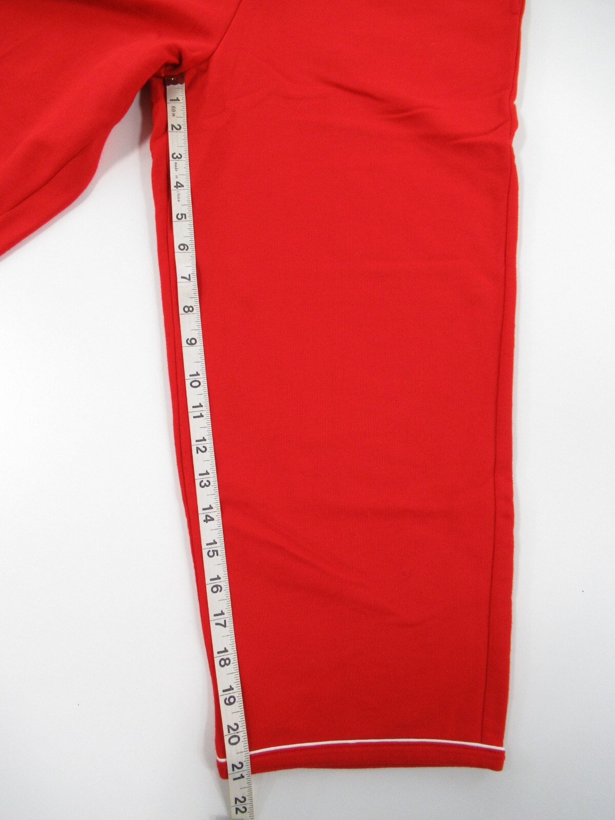 NWT Lauren Jeans Co. Ralph Lauren Women’s Capri Sweat Red Pants Pet Size P #G200